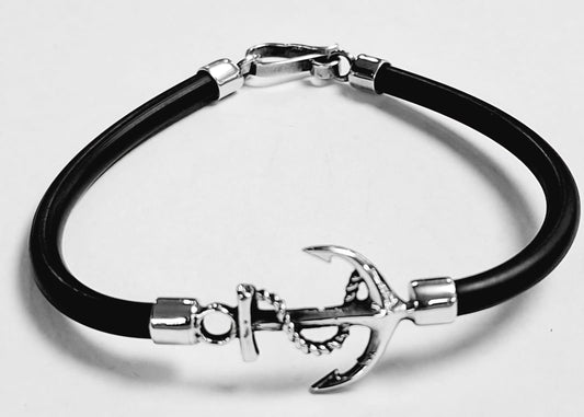 Sello de ley en el interior del brazalete en plata ley 925 con cahucho