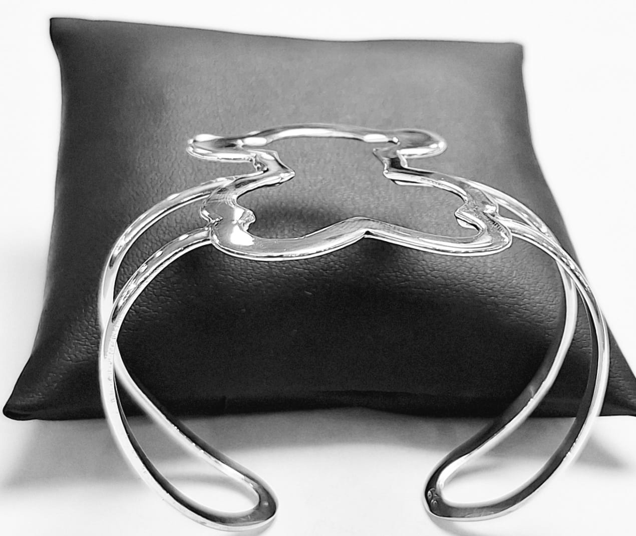 Brazalete en Plata 925, vista frontal