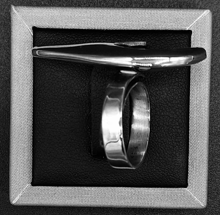 Anillo Plata Ley 950, sello de autenticidad Plata Ley .925