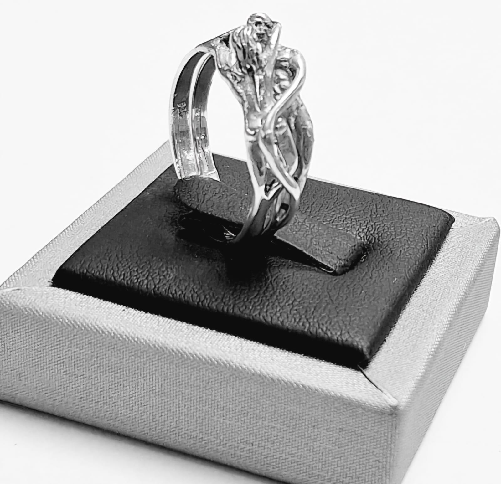 Anillo de Pareja en Plata Ley 925, sello de autenticidad Plata Ley .925