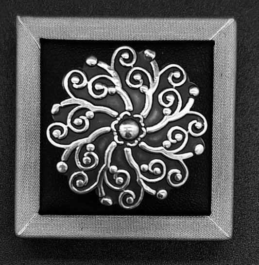 Sello de ley en el interior del anillo plata ley 925, vintage