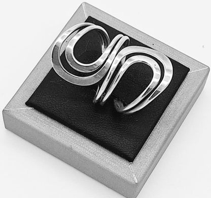 Anillo Plata Ley 925., vista frontal
