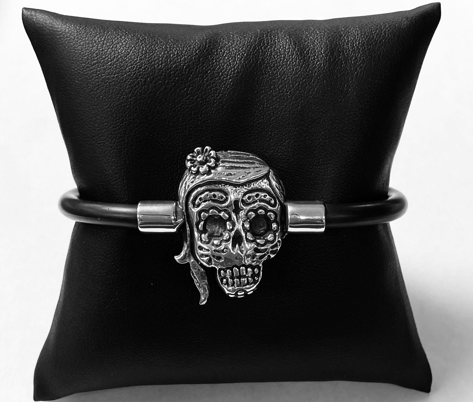 Brazalete en Plata Ley 925, vista frontal