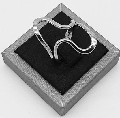 Anillo Plata Ley 925 ., vista frontal