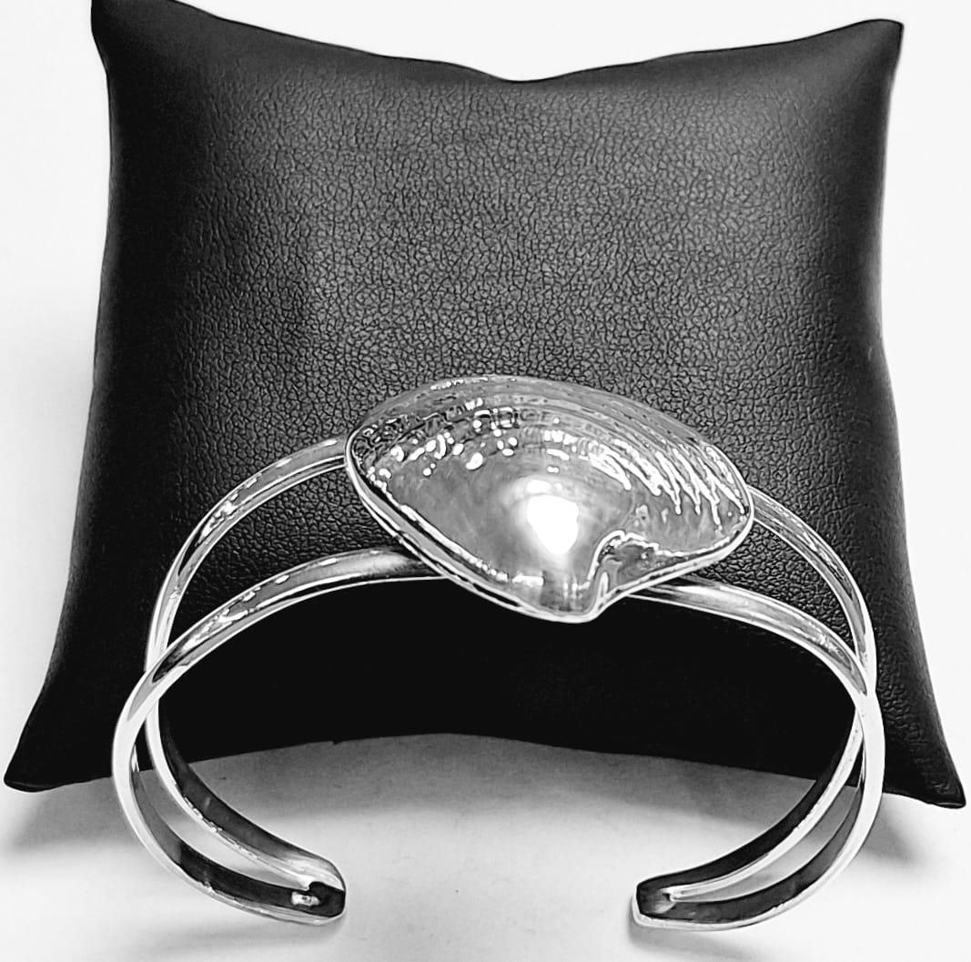 Brazalete en Plata Ley 925, vista frontal