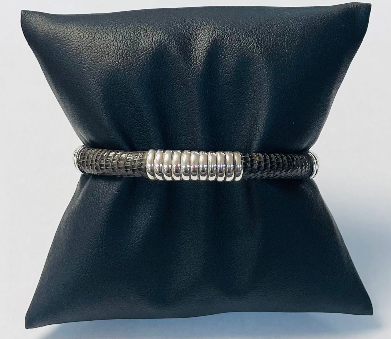 Brazalete en Plata Ley 925, vista frontal