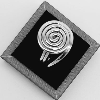Anillo Plata Ley 925, vista frontal