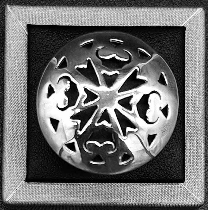 Anillo Plata Ley 925., Vintage, vista frontal