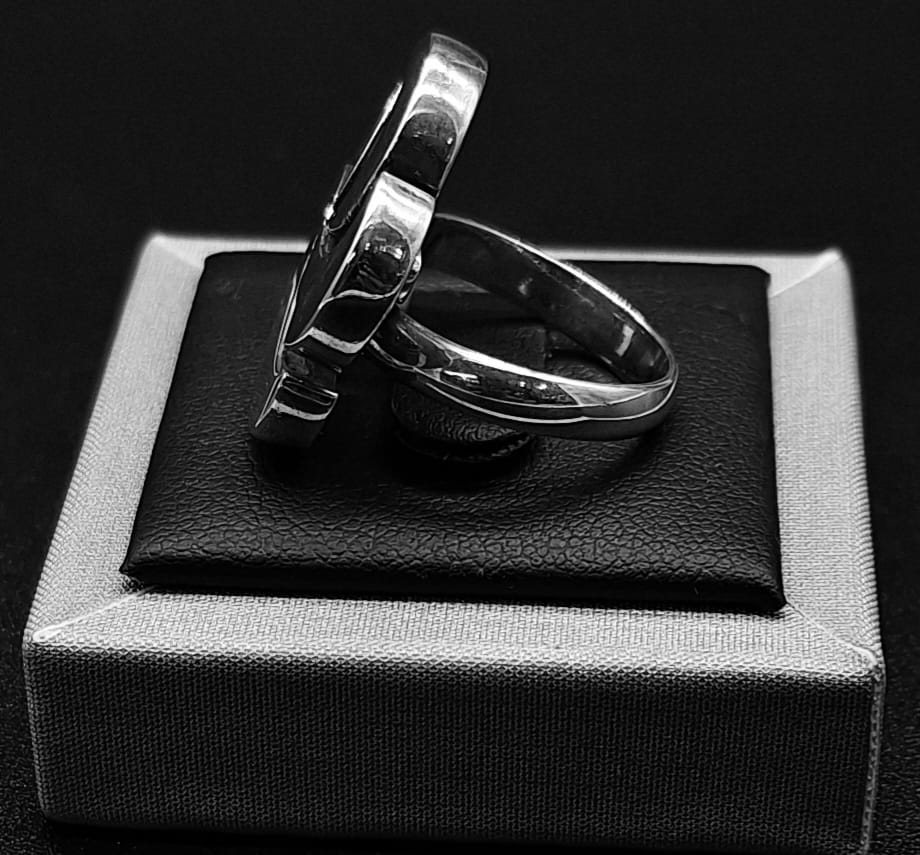 Anillo Plata Ley 925, Espiral, sello de autenticidad Plata Ley .925