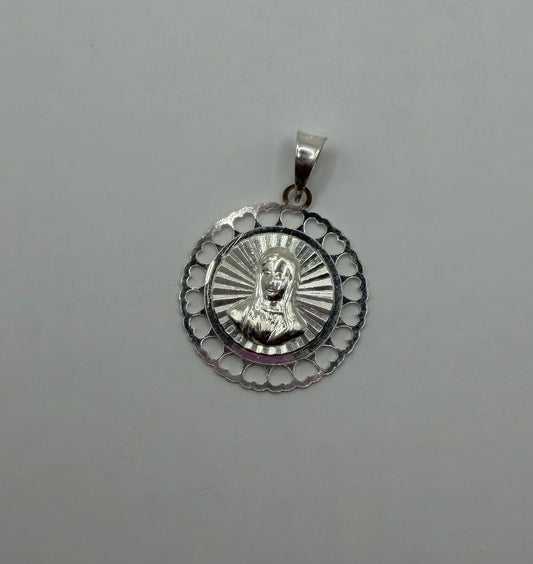 Dije Corazones Minis Virgen — vista frontal