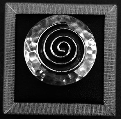 Anillo Plata Ley 925 , Laberinto, vista frontal