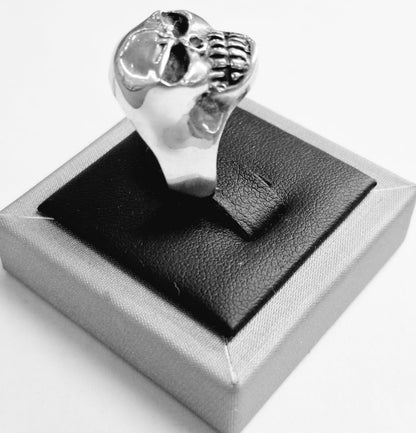 Anillo Calavera en Plata 925, sello de autenticidad Plata Ley .925