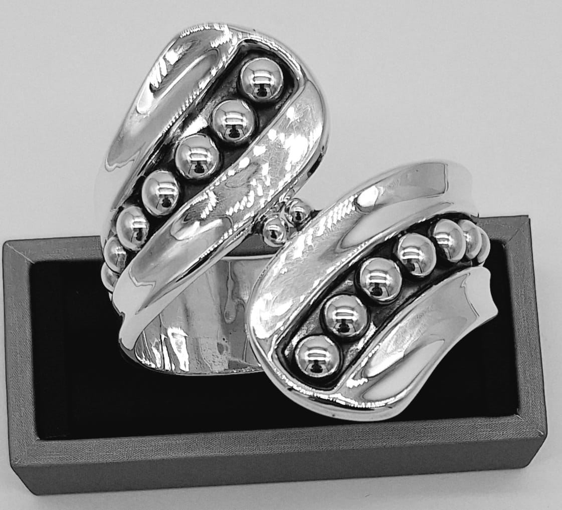 Conjunto de Plata Ley 925, vista de detalle