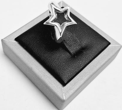 Anillo Estrella Plata Ley 925, peso en gramos (báscula)