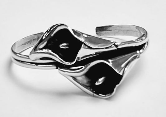 Sello de ley en el interior del brazalete alcatraz en plata ley 925
