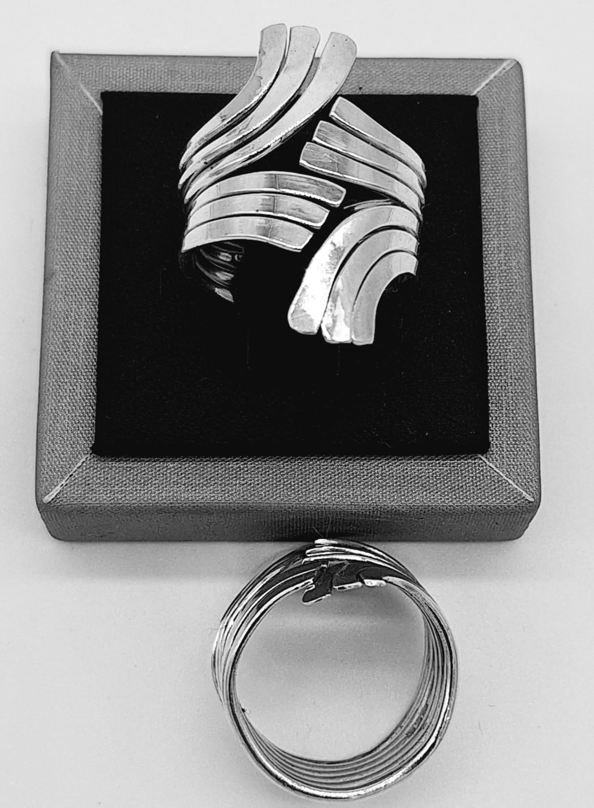 Sello de ley en el interior del anillo plata ley 925