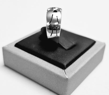 Anillo en Plata Ley 925, vista frontal