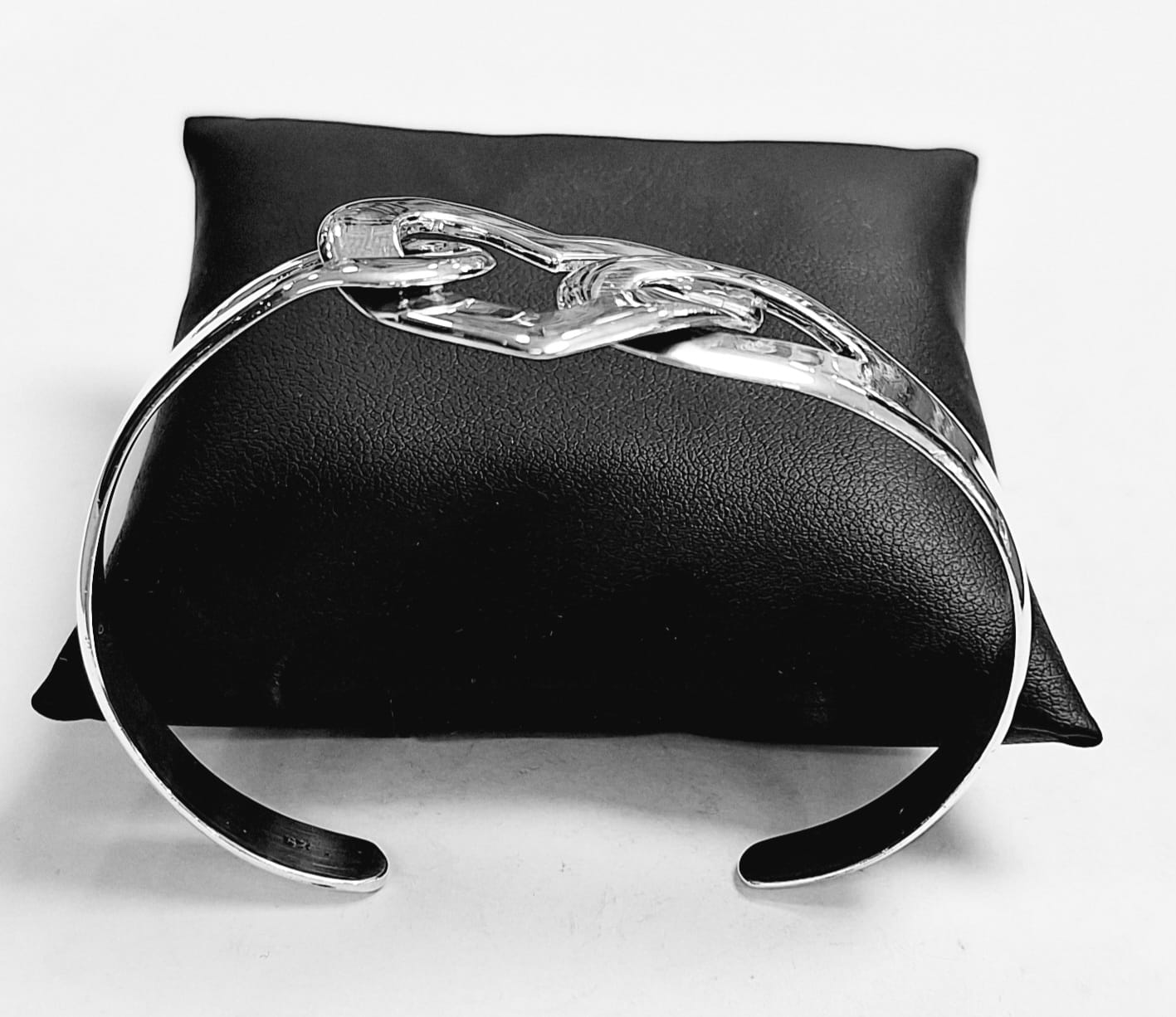 Brazalete en Plata 950, vista frontal