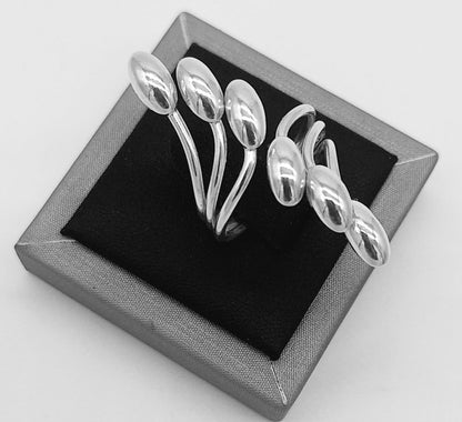 Anillo Plata Ley 925, vista frontal