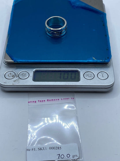 Anillo Giratorio de Plata .925 con Diseño de Peces, peso en gramos (báscula)