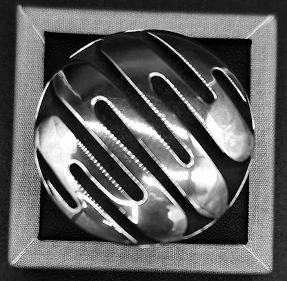 Anillo Plata Ley 925, vista frontal