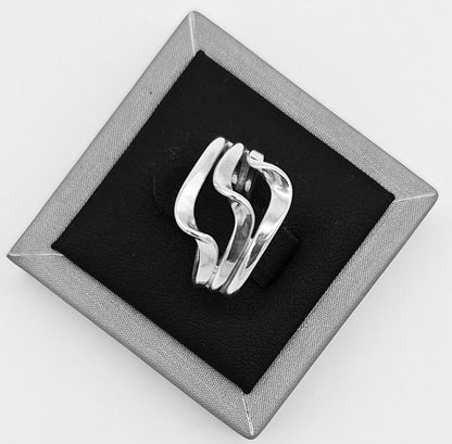 Anillo Plataley 925, vista frontal