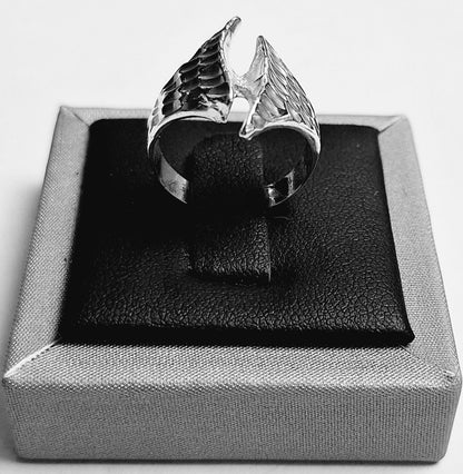 Anillo Diamantada en Plata Ley 925, vista frontal