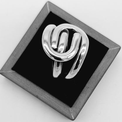 Anillo Plata Ley 925, vista frontal